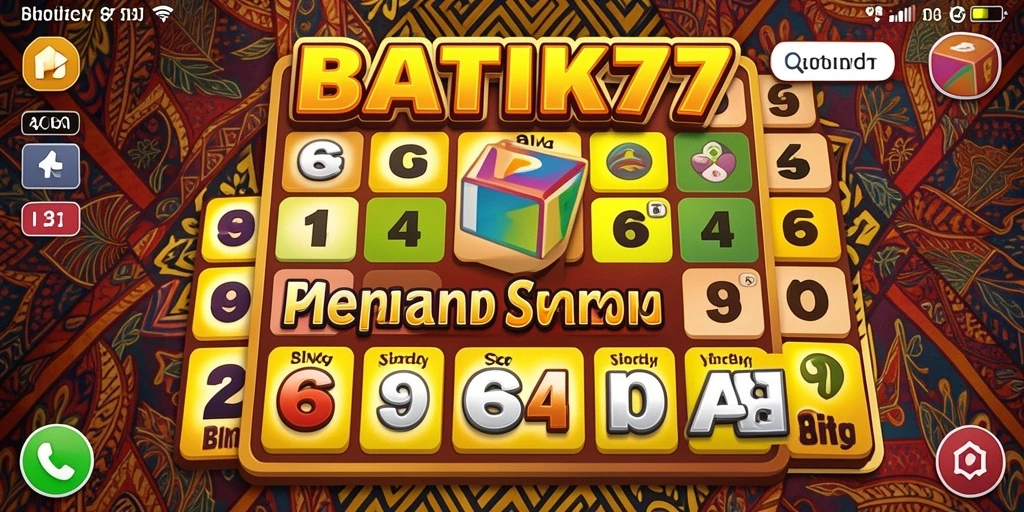 Tampilan gameplay seru dalam BATIK77 dengan elemen Bingo yang menantang.