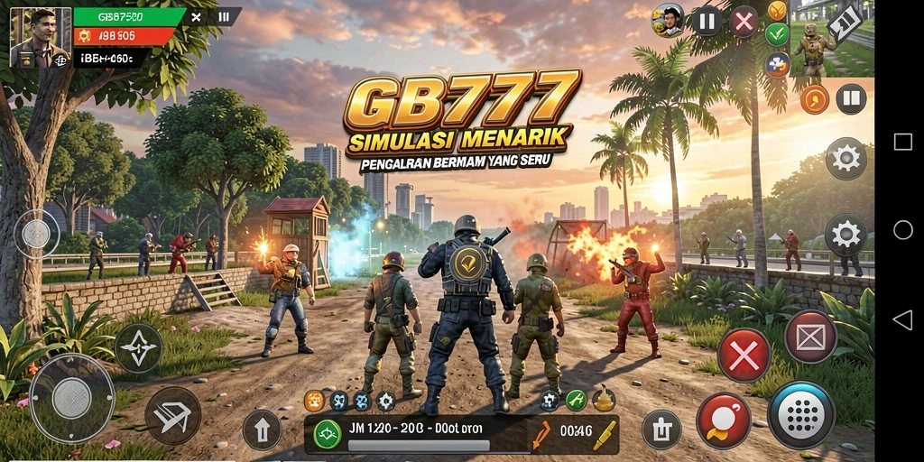 Tangkapan layar gameplay GB777 menampilkan aksi simulasi yang seru.