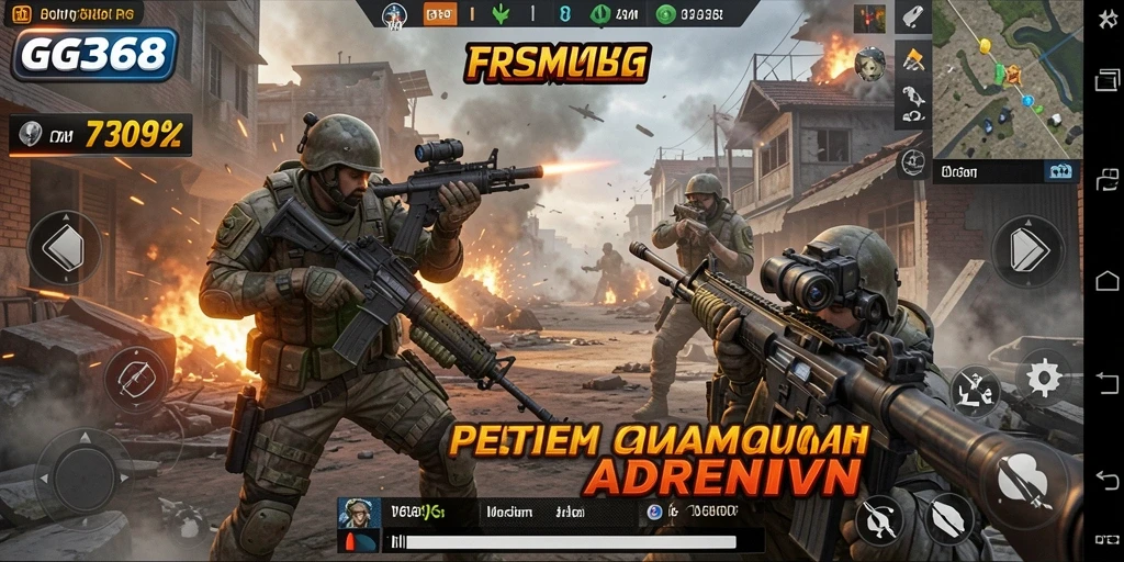 Screenshot menarik dari gameplay GG368 dengan aksi tembak-menembak yang intens.