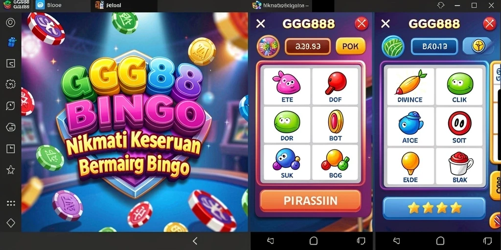 Gameplay seru Bingo di GGG888 dengan interaksi antarpemain.