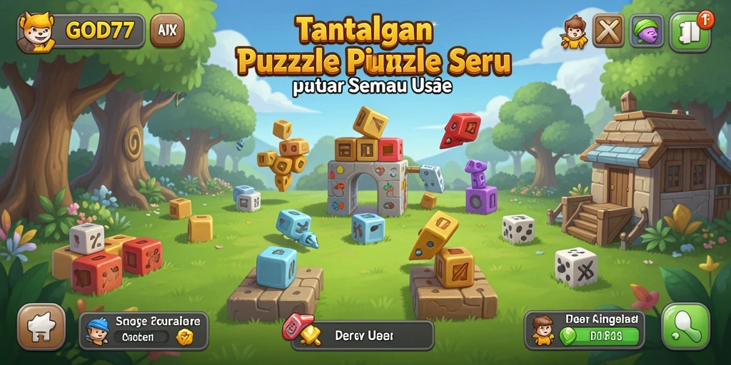 Tampilan gameplay menarik dari GOD77, penuh warna dan tantangan.