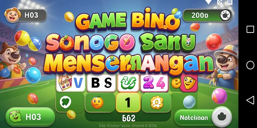 Screenshot gameplay H03 yang penuh warna dan seru.