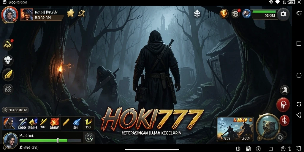 Tampilan gameplay HOKI777 yang menegangkan dan mencekam.