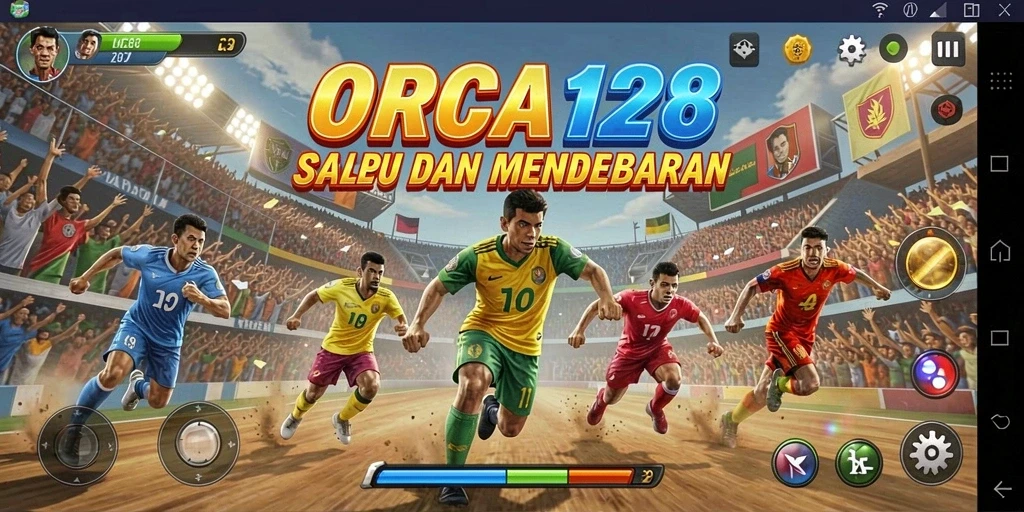 Gameplay Racing yang mendebarkan dan penuh aksi di ORCA128.