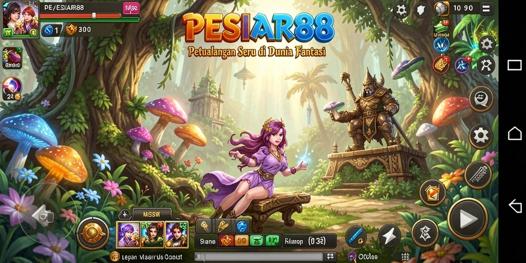 Screenshot gameplay PESIAR88 yang memukau dengan petualangan seru.