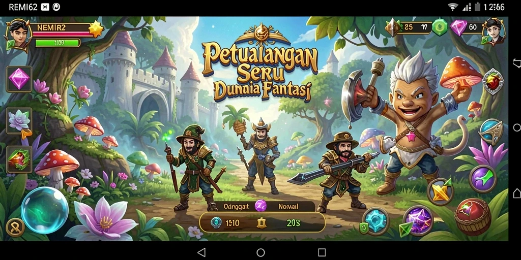 Gameplay seru dengan petualangan menantang di REMI62.