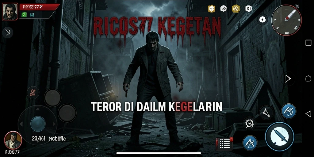 Gameplay menyeramkan RICIS77 dengan suasana yang mencekam.