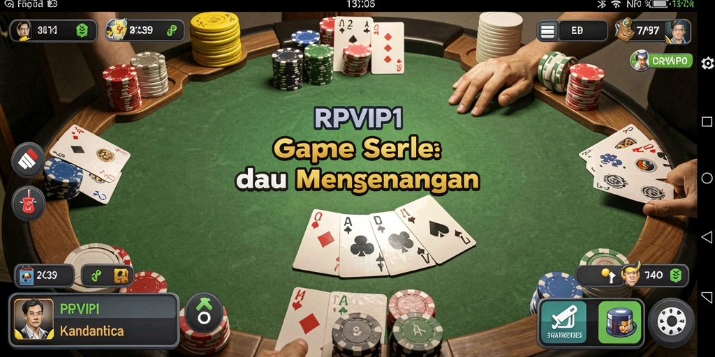 Tampilan gameplay Gaple yang seru dan interaktif di RPVIP1.