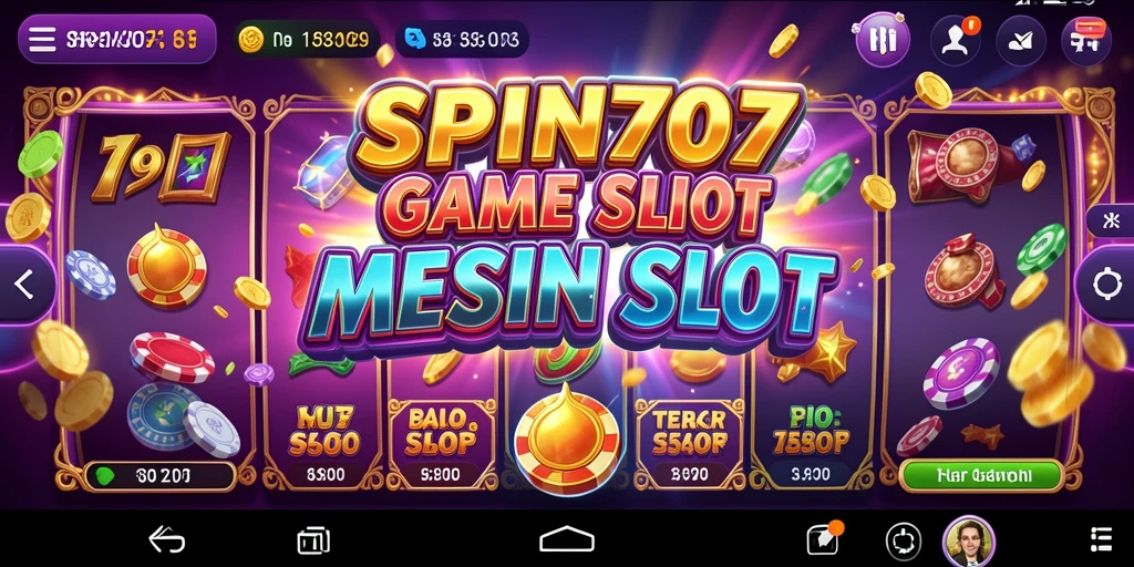 Screenshot gameplay SPIN707 menampilkan gulungan dan fitur bonus menarik.