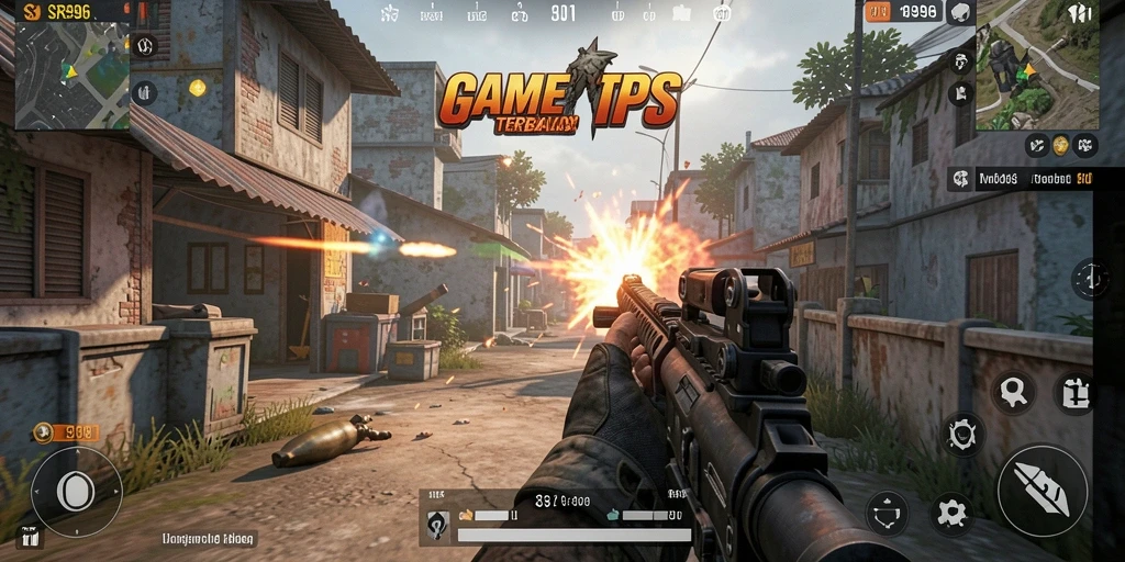 Tampilan gameplay menegangkan di SR996 dengan aksi penuh adrenalin.